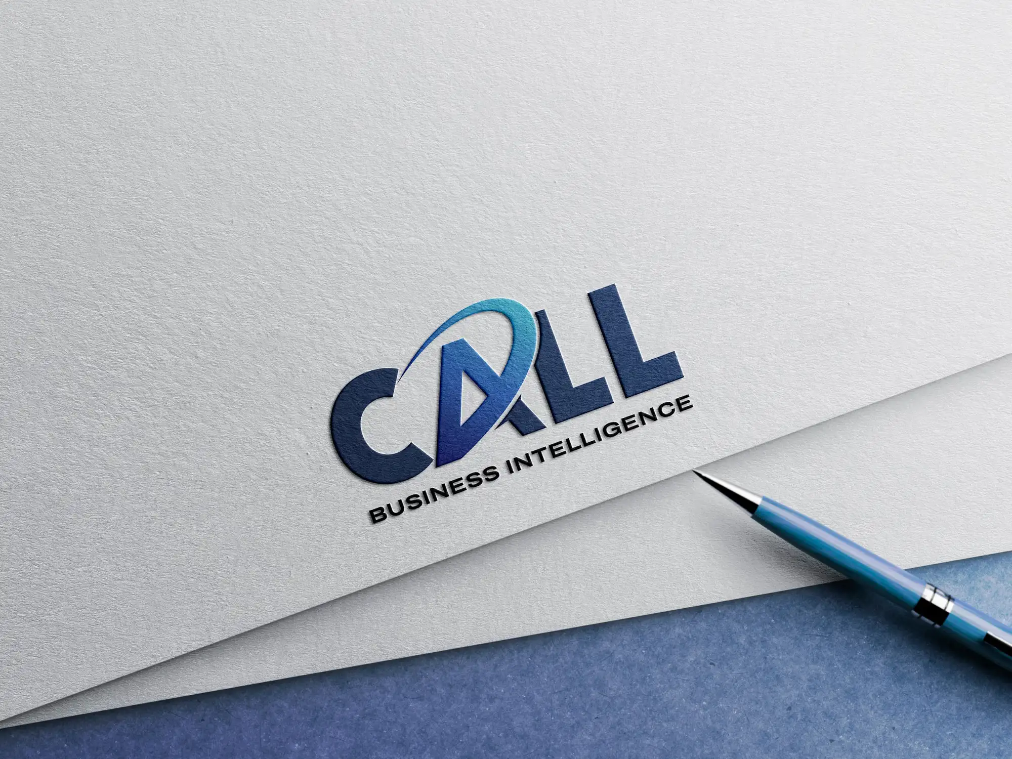 Logo da Call Business impressa em papel timbrado